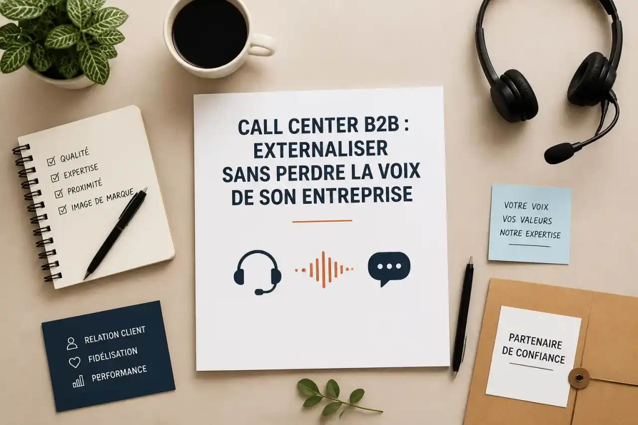 Call center B2B : externaliser sans perdre la voix de son entreprise
