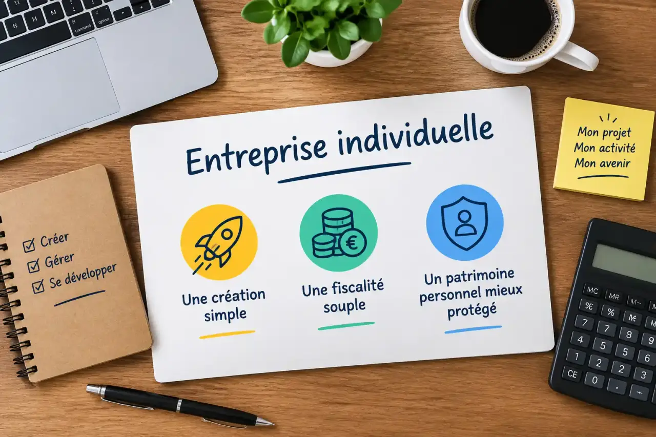 Entreprise individuelle : une création simple, une fiscalité souple et un patrimoine personnel mieux protégé