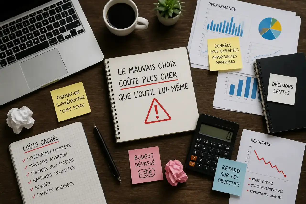 Logiciel d'analyse de données : le mauvais choix coûte plus cher que l'outil lui-même