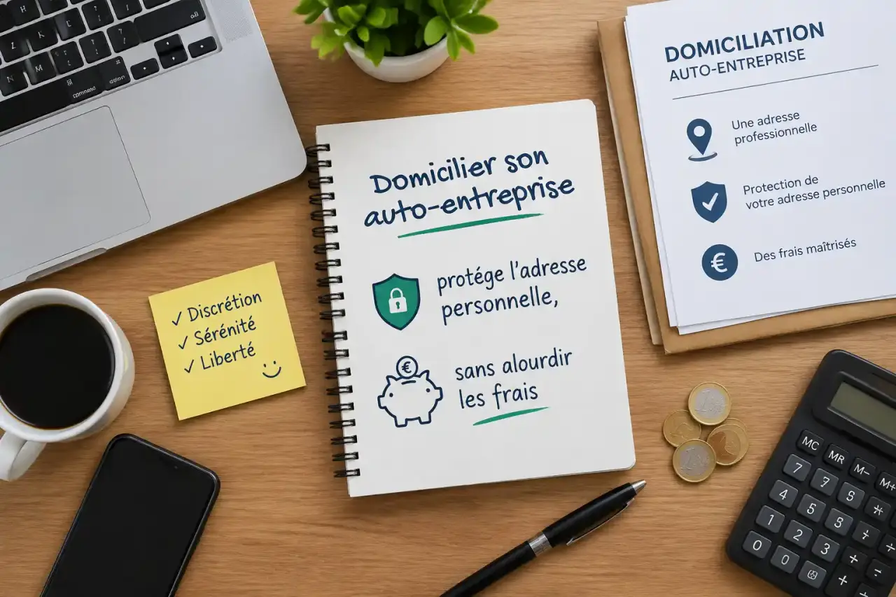 Domicilier son auto-entreprise protège l’adresse personnelle, sans alourdir les frais