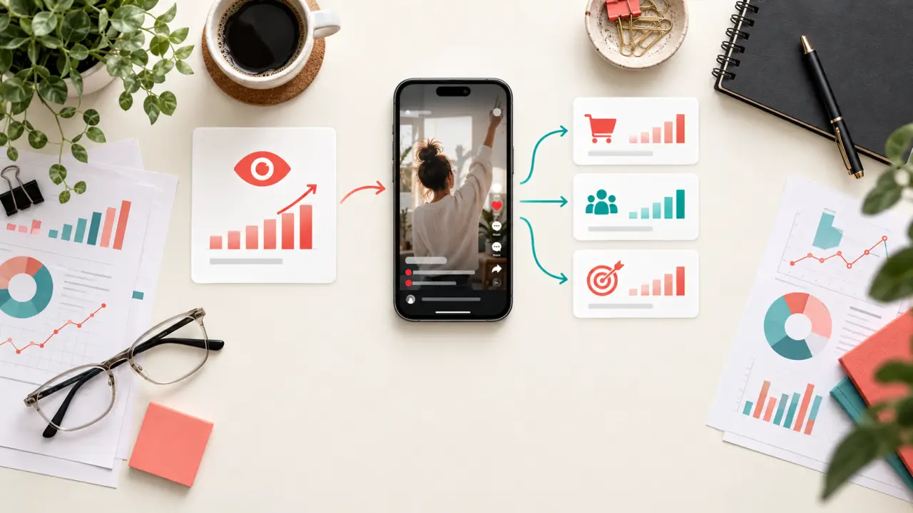 TikTok Business : gagner en visibilité sans confondre vues et résultats