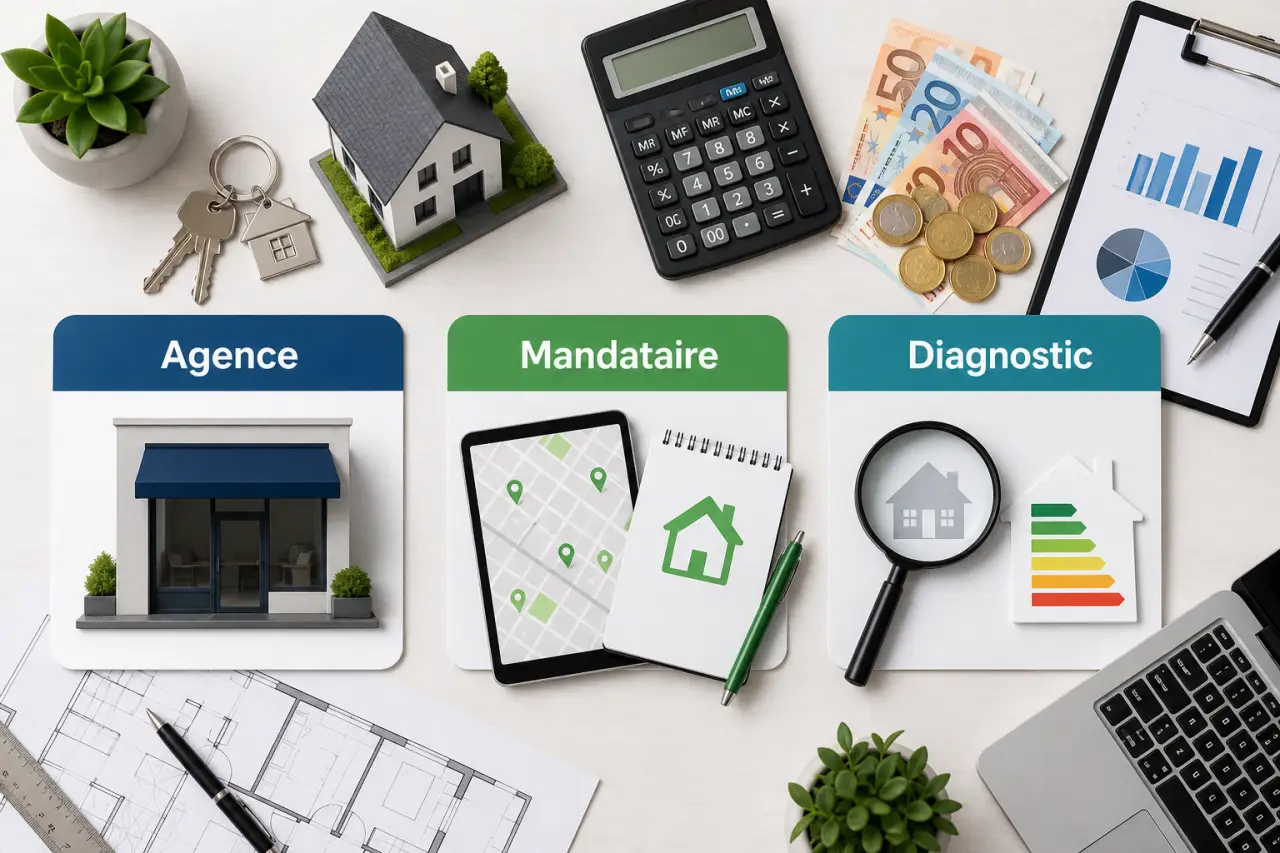 Immo franchise : agence, mandataire ou diagnostic, quel modèle choisir selon votre apport ?
