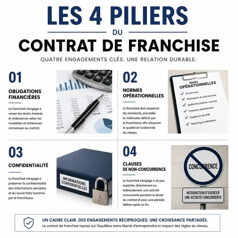 Les piliers des obligations du franchisé dans un contrat de franchise